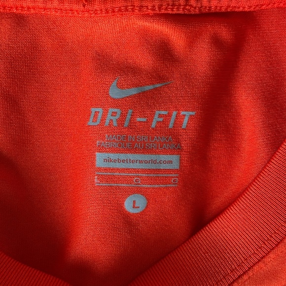 Orange Nike Athletic T Shirt Large - Picture 5 of 7